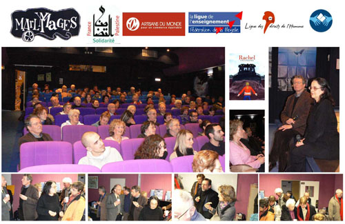 Photos de la projection de Rachel au Marlymages
