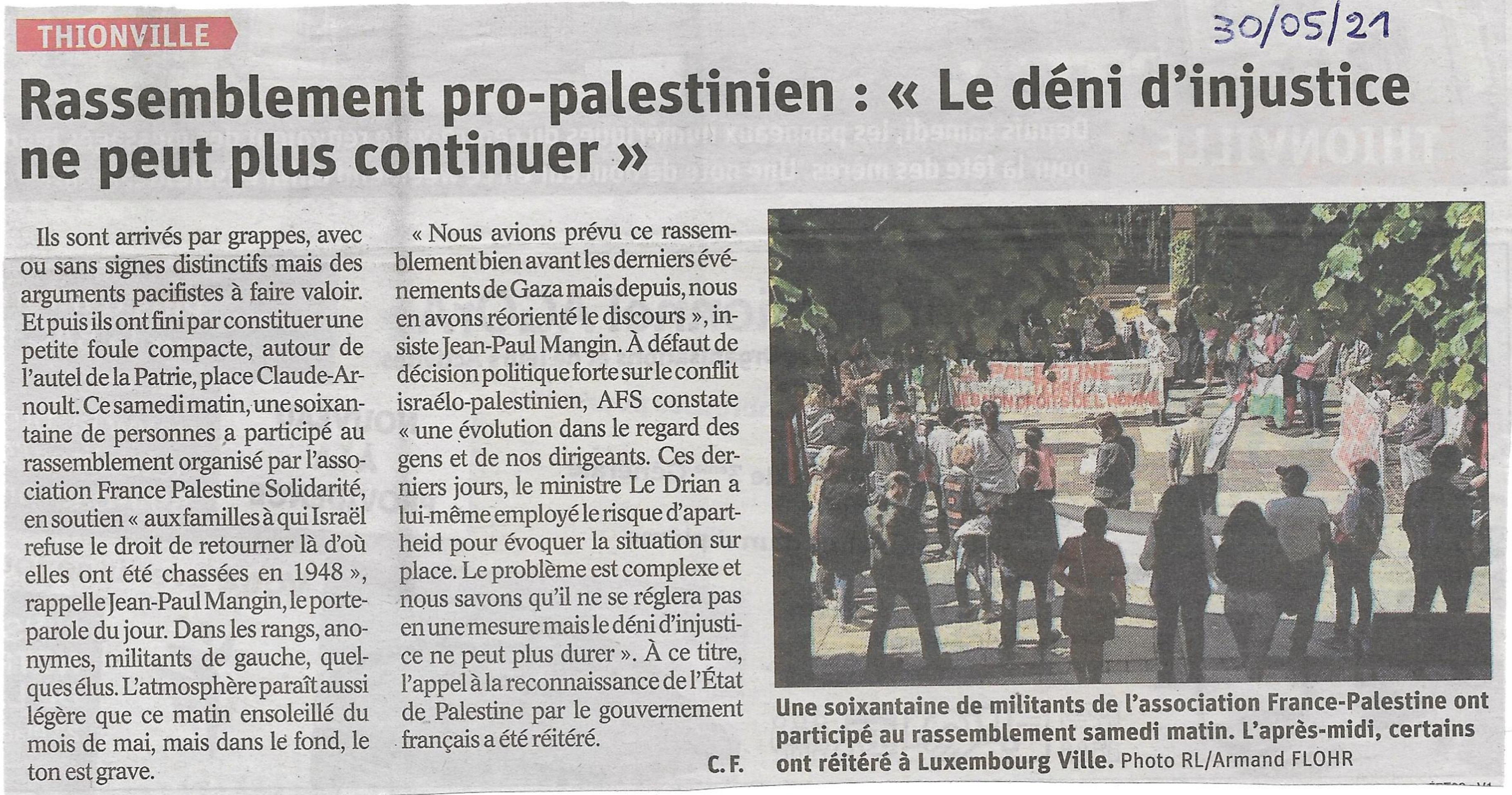 Article Rpu Thionville