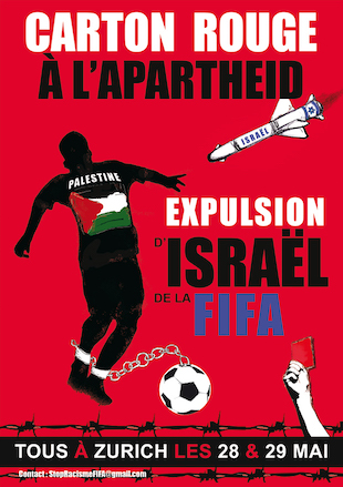 Affiche Expulsion d'Isral de la FIFA