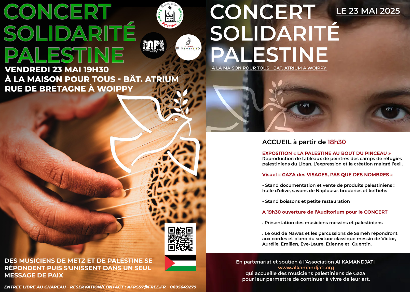 Flyer concert solidarit 23 mai 2025
