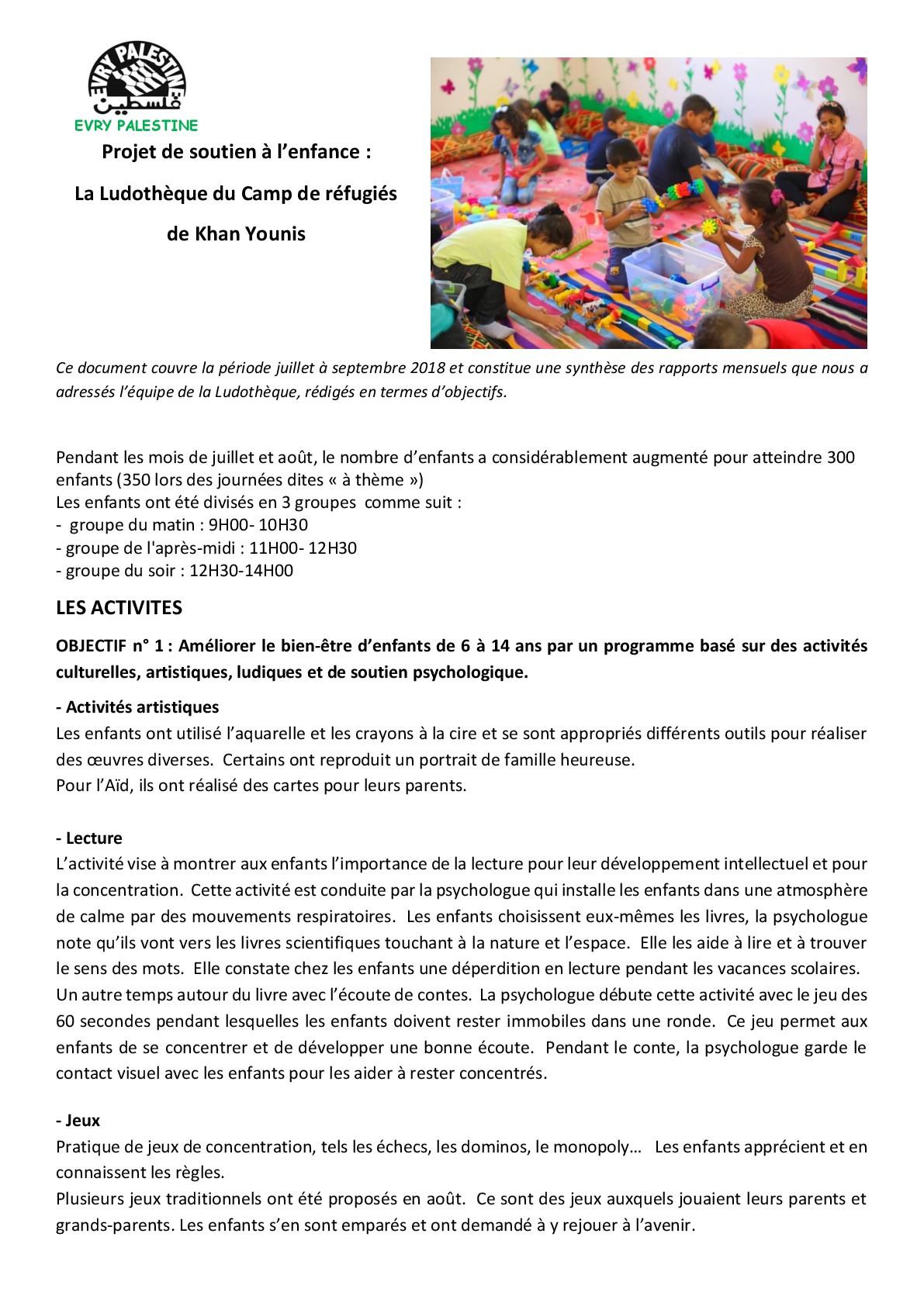 Informations Ludothque de juillet  septembre 2018