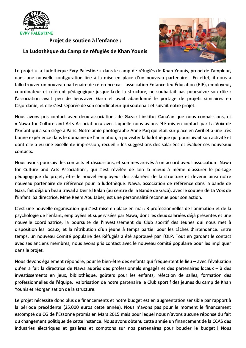 Informations Ludothque juin 2015