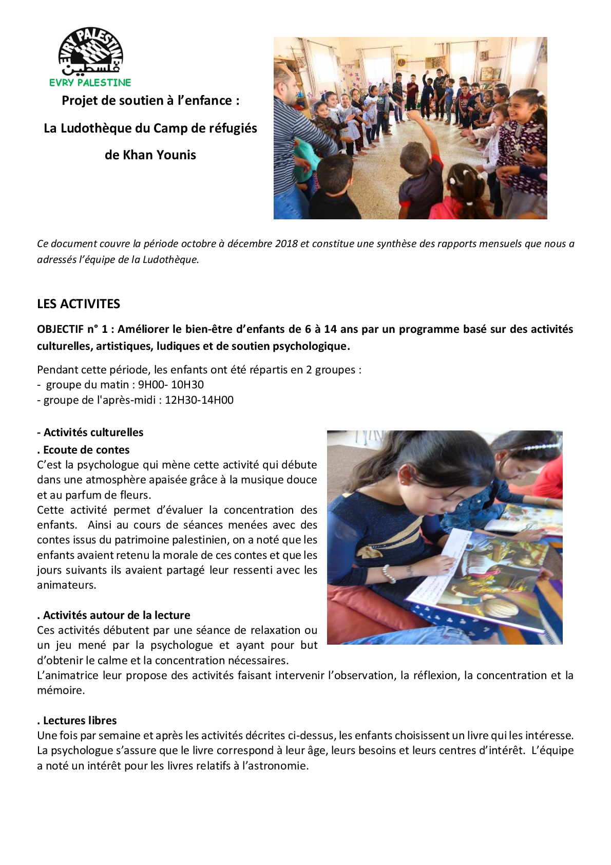 Informations Ludothque d'octobre  dcembre 2018